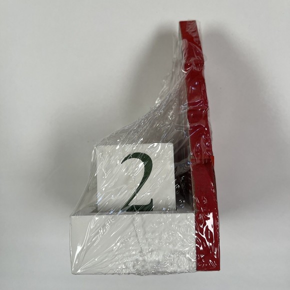 Christmas Countdown Blocks Days Til Christmas 3 Piece Set Tree Tabletop Decor - Picture 3 of 5
